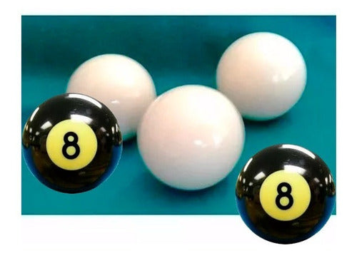 Genérica Professional White or Black Pool Balls Box of 16 Units 6