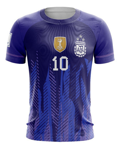 Customizable Argentina Away Sublimated T-shirt 2