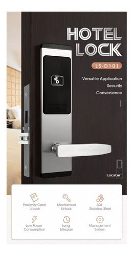 Locstar Loc-D101-MF-BXG-I 5 Bolt RFID Hotel Lock 3