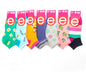 Pack of 6 Short Socks for Women by Elemento Art 101 13