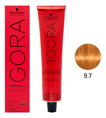 Schwarzkopf Igora Royal Hair Dye Shade 9.7 X 60g 0