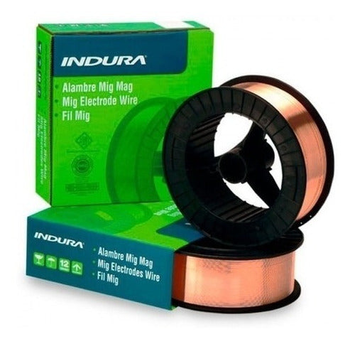 Indura Mig Mag Copper Coated Wire, 15kg 0.9mm 0