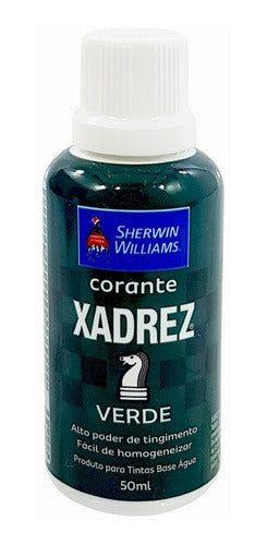 Corante Xadrez Líquido Bisnaga 50ml Verde 4 Unidades 7