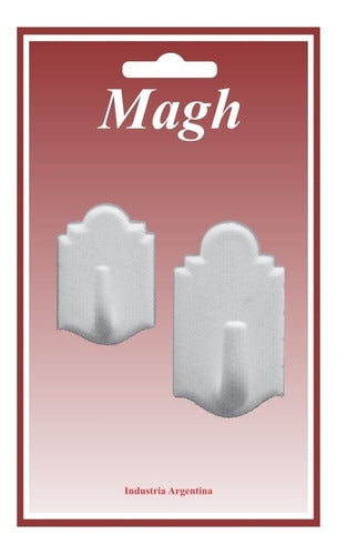 Magh Self-Adhesive Hook Hanger X 8 Units 0