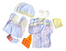 Newborn Baby Layette Set Cotton Combo 13 Pieces 5