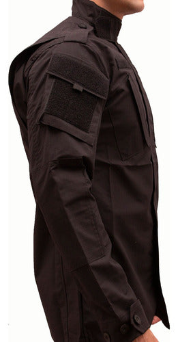 LA CASA DEL UNIFORMADO Tactical Jacket in Blue or Black Rip Stop with Mao Collar for Police 4