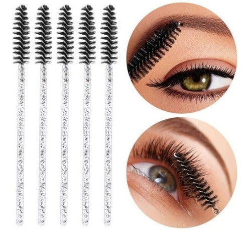 Top-Ladies Cepillos X50 Peine Rimmel Para Cejas Extensión Pestañas 2