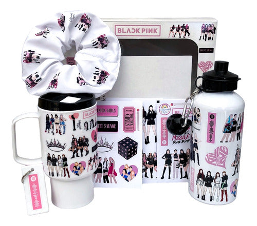 Blackpink Kpop Box Ideal Gift Set *Mug+Hoppy+Scrunchie+etc* 5