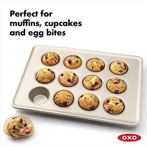 Oxo Good Grips Sartén Profesional Antiadherente Muffin Pan M 3