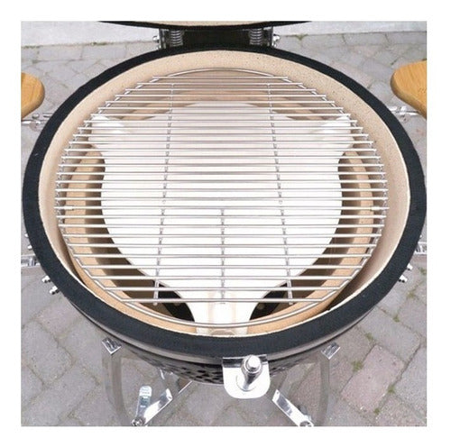 Kamado Argentino Deflector C/pie Asador Criollo 1