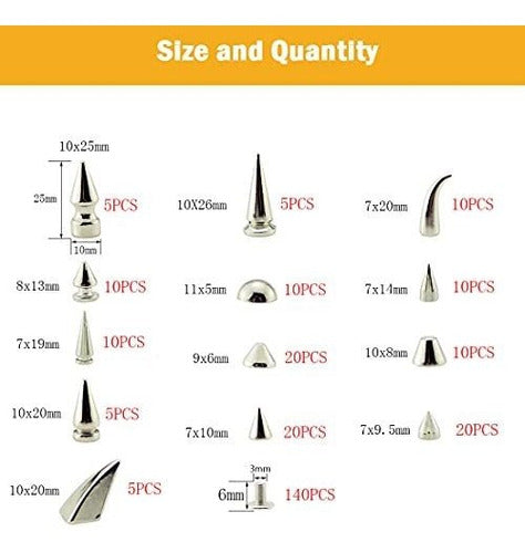 Korisitar 120 Juegos De Remaches, Tornillos De Diferentes Diseños - Pl 1