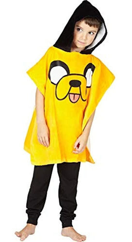 Adventure Time 'Jake' - Hooded Beach Towel Poncho 0