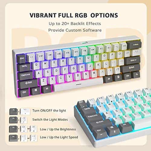 ILovBee I61 60 Percent Mechanical Cable Keyboard, Keyboard 1