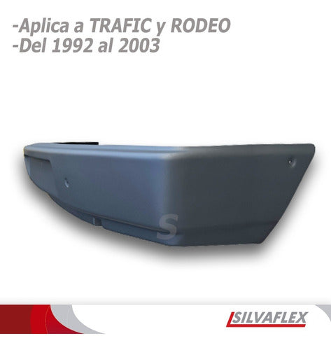 Silvaflex Paragolpes Renault Trafic Y Rodeo 1992 Al 2003 Negro O Gris 1