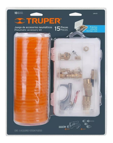 Truper Juego De 15 Accesorios Para Compresor De Aire 19094 1