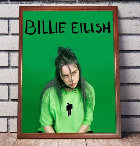 Cafoot Billie Eilish Framed Poster Ready to Hang 2