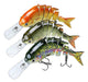 Truscend Multiarticulated Fishing Lures Set of 3 Slow Sinking 0