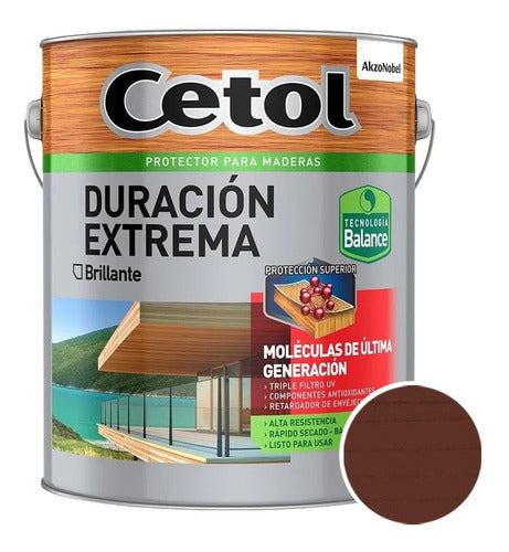 Cetol Extreme Duration Mahogany Water-Based 4L - Caporaso 0