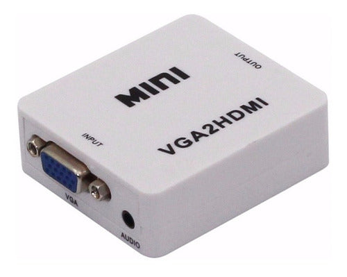 ANC+ VGA To HDMI Converter With Audio Supports 1080p 0