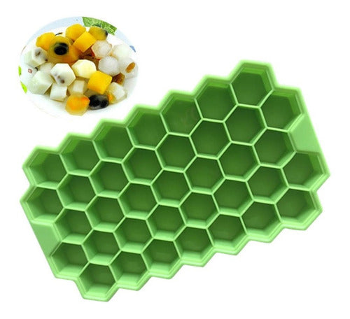 Art Home Silicone Honeycomb Ice Cube Tray 0