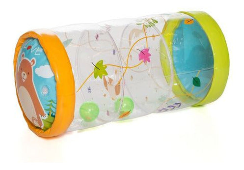 Love Inflatable Cylinder Toy for Crawling Babies with Balls 1