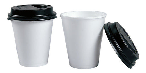 Isopor Disposable Thermal Cups with Lid 240cc x 1000 Units 2