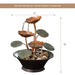 Bits and Pieces Water Lily Serenity Fountain - Perfect Table Decoration for Indoors 1