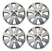 Retov Universal 15-Inch Silver Grey Wheel Cover Set of 4 5