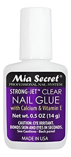 Nailglue Mia Secret.adhesivopegamento Para Tips Decoraciones 0