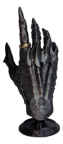 Mano De Sauron Con Anillo Metálico - El Señor De Los Anillos 0