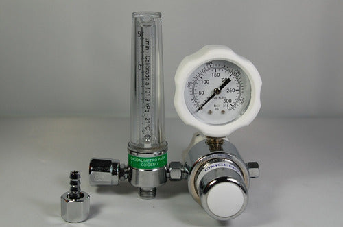 Oxiservice Oxygen Regulator with Medicinal Flowmeter 0-15 Lpm 2