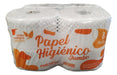 Papel Higienico Blanco 300 X8 Un Jumbo Liviana Linea Naranja 0