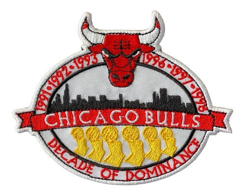 Embroidered Patch - NBA Chicago Bulls Championships 0