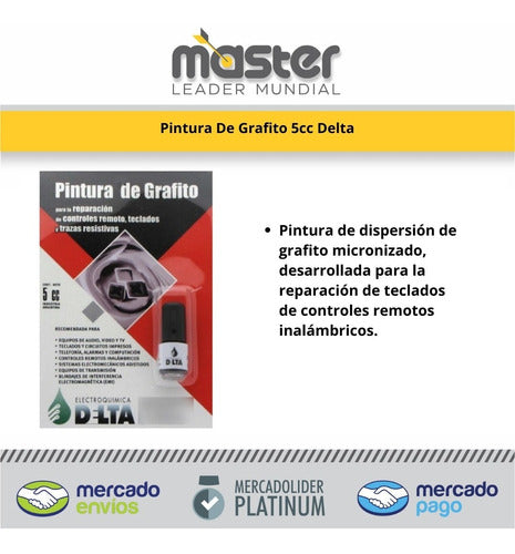 Delta Graphite Paint 5cc 1