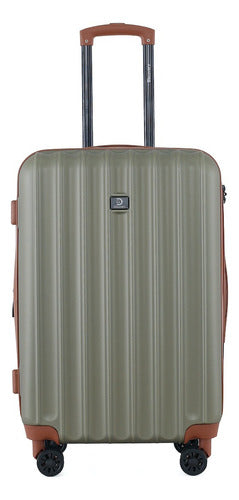 Medium 24-inch Expandable Hard Shell Suitcase with 4 360° Wheels and Built-in Lock - Elegant Design 28