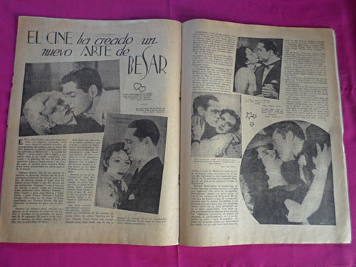 Antigua Revista Astrolandia N° 4 Abril De 1934 Gary Cooper 3