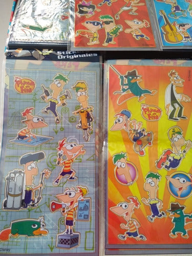 Stickers Originales   Phineas Y Ferb   10 Planchas 5