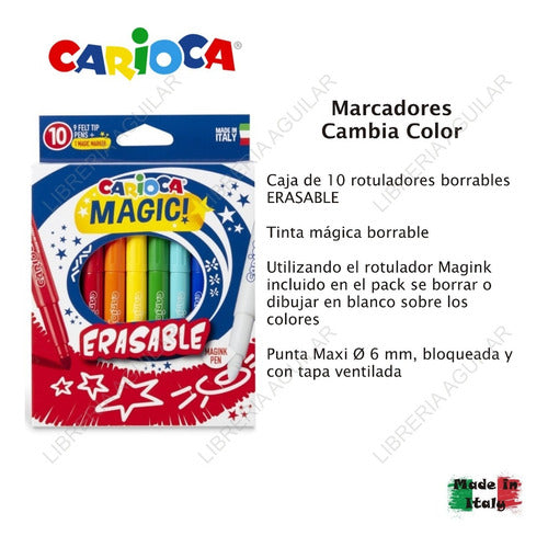 Kit 36 Carioca Art Children's Easel Markers and Tempera Set 2