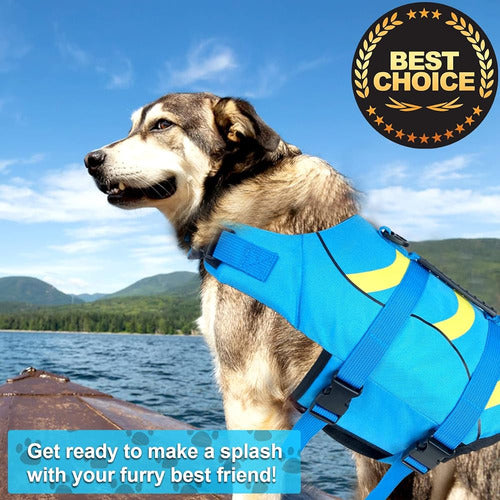 Fragralley Shark Dog Life Jacket, Chaleco Salvavidas Ajustab 1