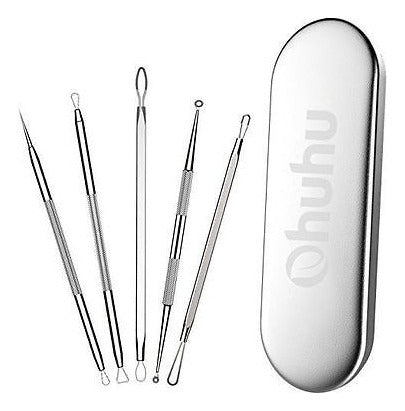 5pcs Blackhead Acné Comedone Espinilla Extractor De Imperfec 1