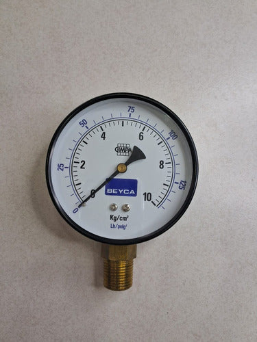 Beyca Manometer Mm4-38 0-10kg/cm2 (100mm) 1