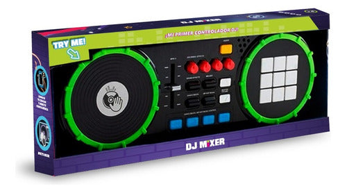 Juguete Mi Primer Consola Dj Mixer Luz Y Sonido Cod Ik0411 0