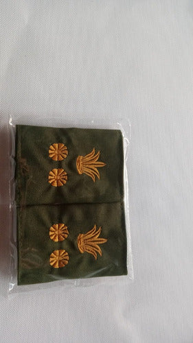 Grado Porta Charreteras Pasagrado Oficiales Uniforme Militar 1