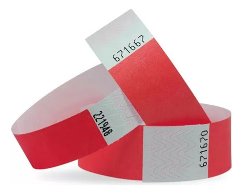 Rapi Ticket 500 Printed Tyvek Wristbands for Parties, Events, and Pools 0