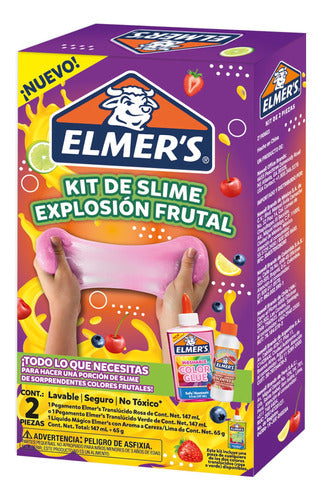 Elmer's Fruity Explosion Slime Kit 2 Pieces 0