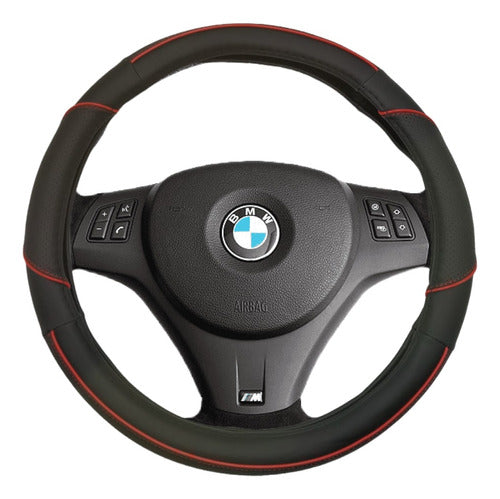 Makif Universal Leather-Like Steering Wheel Cover for Pickup Trucks 41-43 cm 5