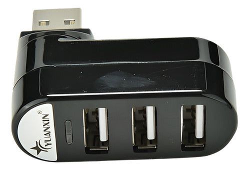 Mini 3 Rotación 2.0 Splitter Adaptador Puertos Usb Para Pc L 0