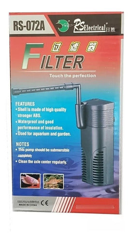 Filtro Interno Para Pecera - Rs Electrical Rs-072a 1