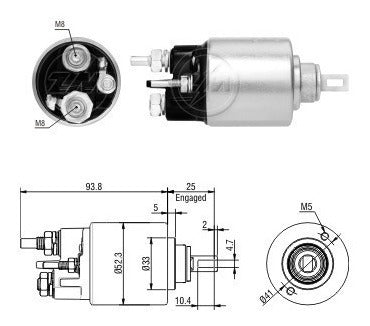 Bosch Automatic Starter for Renault Logan Sandero Symbol 1