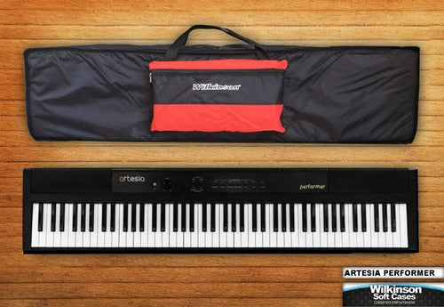 Artesia P88w Performer Piano Cover for 88 Keys 1